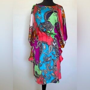 MSK Multicolor Paisley Dress